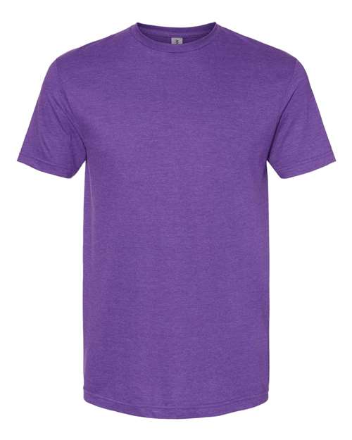 Unisex Softstyle® CVC T-Shirt — Amethyst (front) Unisex Softstyle® CVC T Shirt