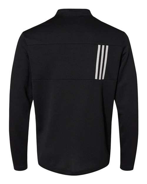 Men’s 3 Stripes Double Knit Quarter Zip Pullover