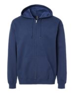 Unisex Softstyle® Full-Zip Hooded Sweatshirt - Image 5