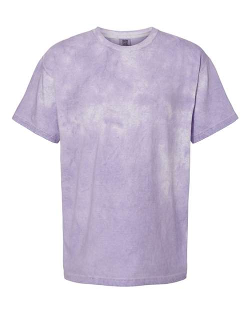 Unisex Colorblast™ Heavyweight T-Shirt — Amethyst (front) Unisex Colorblast™ Heavyweight T Shirt