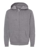Unisex Zipper Fleece Hoodie - Image 5
