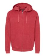 Unisex Zipper Fleece Hoodie - Image 9