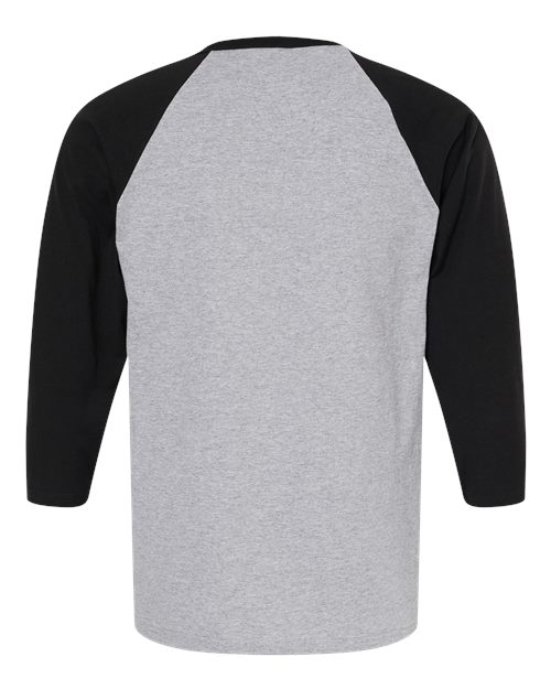 Raglan Three Quarter Sleeve Baseball T Shirt
