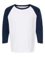 Raglan Three-Quarter Sleeve Baseball T-Shirt - Image 9
