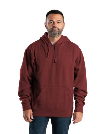 Men's Signature Sleeve Hooded Sweatshirt shown in Maroon