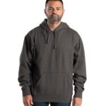Men's Tall Signature Sleeve Hooded Sweatshirt shown in Charcoal