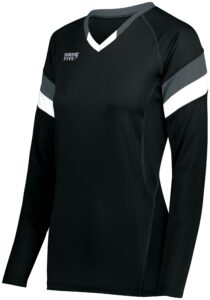 Girls TruHit Tri-Color Long Sleeve Jersey - Image 5