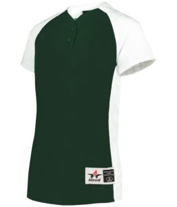GIRLS TWO-BUTTON SOFTBALL JERSEY - Image 3