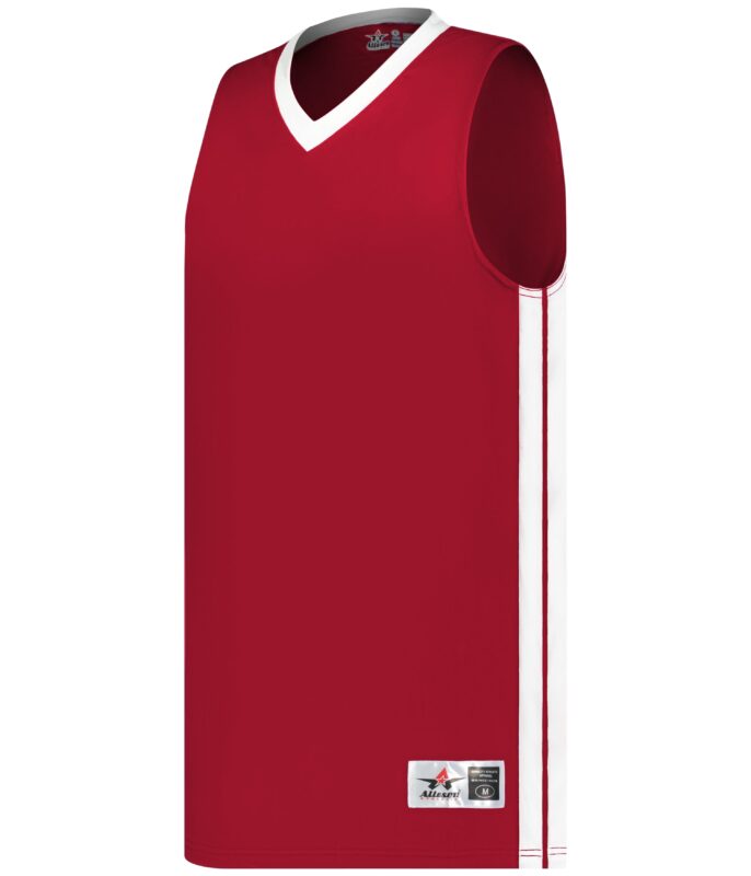 SINGLE-PLY BASKETBALL JERSEY
