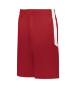 YOUTH SINGLE-PLY REVERSIBLE BASKETBALL SHORTS - Image 2