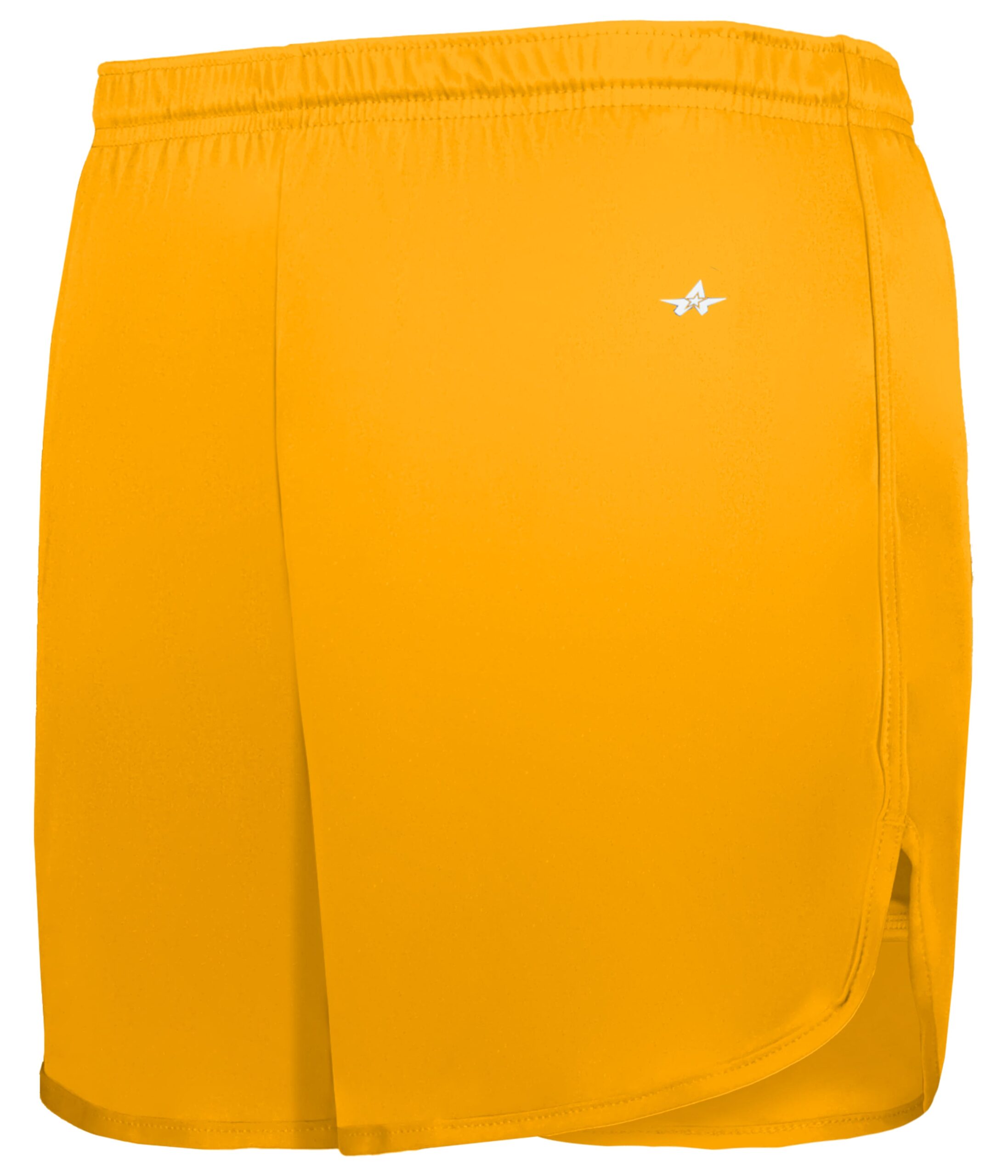 B-CORE TRACK SHORTS — GOLD (front) B-CORE TRACK SHORTS - Image 1