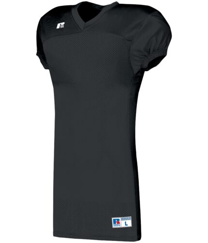 Russell Solid Jersey With Side Inserts in Black