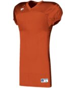 Russell Solid Jersey With Side Inserts in Burnt Orange