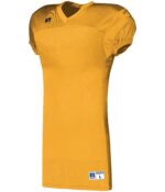 Russell Solid Jersey With Side Inserts in Gold