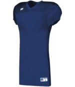 Russell Solid Jersey With Side Inserts in Navy