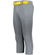 Ladies Flexstretch Softball Pant with Belt Loops in Baseball Grey