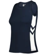 LADIES MEDAL TRACK  JERSEY in Navy/white (ba)