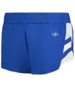 LADIES MEDAL TRACK SHORTS in Royal/white (ba)