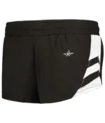LADIES MEDAL TRACK SHORTS in Black/white (ba)
