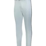 BASELINE TAPERED LEG PIPED BASEBALL PANT in Baseball Grey/black