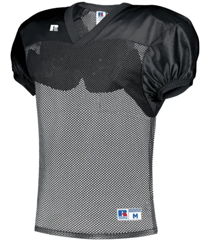 Youth Stock Football Practice Jersey in Black
