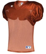 Youth Stock Football Practice Jersey in Burnt Orange
