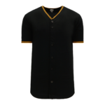 Full Button Baseball Jerseys BA5500-PIT-G01