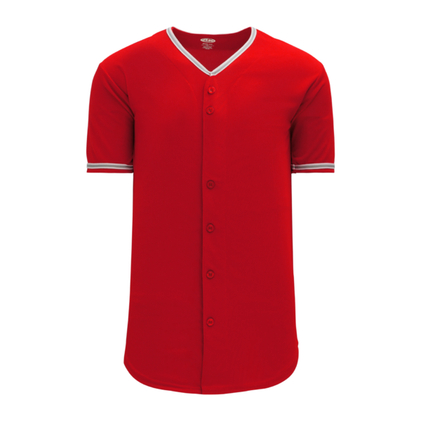 Full Button Baseball Jerseys BA5500-ANA587