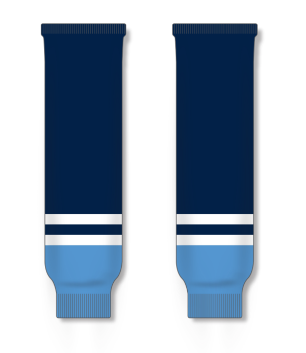 Knitted Striped Hockey Socks HS630-G241