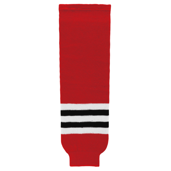 Knitted Striped Hockey Socks HS630-G207