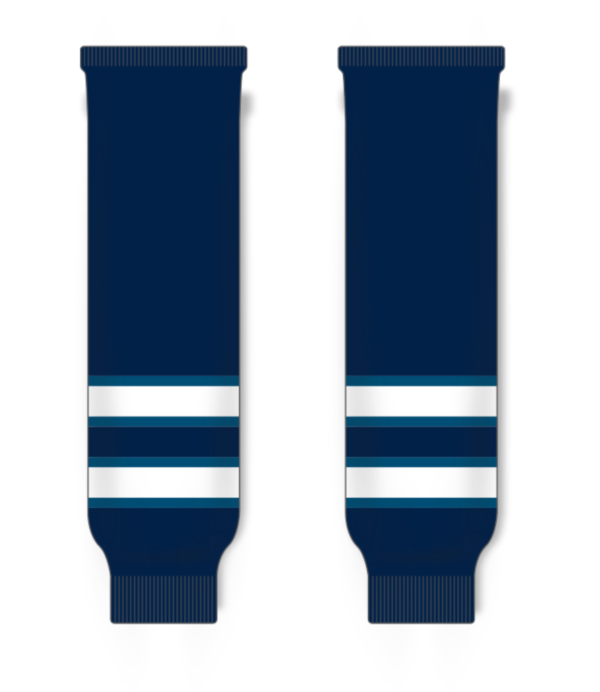 Knitted Striped Hockey Socks HS630-G45