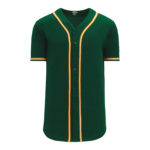 Full Button Baseball Jerseys BA5500-OAK-G01