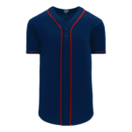 Full Button Baseball Jerseys BA5500-MIN-G01