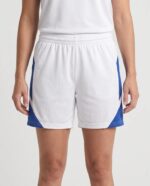 Ladies Step Back Modern Fit Basketball Shorts worn by a model