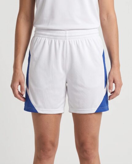 Ladies Step Back Modern Fit Basketball Shorts worn by a model