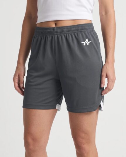 Ladies On The Rise Basketball Shorts worn by a model