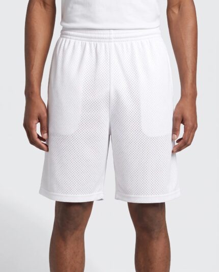 Mesh Tech Basketball Shorts worn by a model