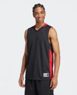 Single Ply Reversbile Basketball Jersey worn by a model