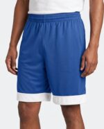 Swish Reversible Basketball Shorts worn by a model