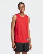 On The Rise Basketball Jersey worn by a model