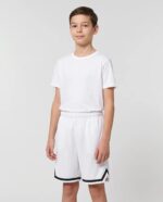 Youth Retro Basketball Shorts worn by a model